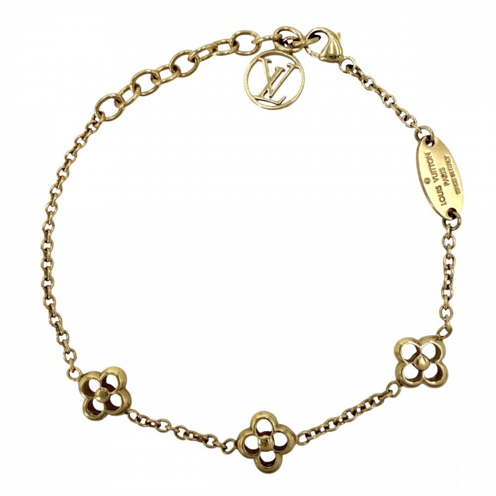 LOUIS VUITTON Gold Charm Bracelet
